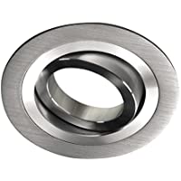 Los mejores  - Wonderlamp Classic - Foco empotrable redondo aluminio- gris
